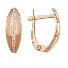 Серьги The Jeweller, красное золото, 585 проба, , золотистый