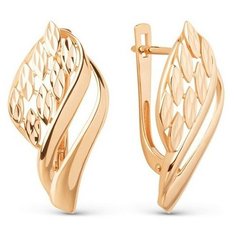 Серьги The Jeweller, красное золото, 585 проба, , золотистый