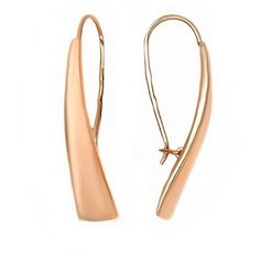Серьги The Jeweller, красное золото, 585 проба, , золотистый