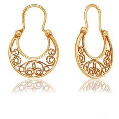 Серьги The Jeweller, красное золото, 585 проба, , золотистый