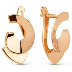 Серьги The Jeweller, красное золото, 585 проба, , золотистый