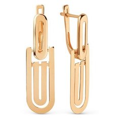 Серьги The Jeweller, красное золото, 585 проба, , золотистый