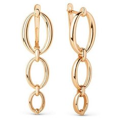 Серьги The Jeweller, красное золото, 585 проба, , золотистый