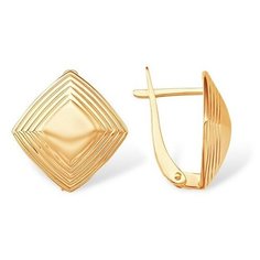 Серьги The Jeweller, красное золото, 585 проба, , золотистый