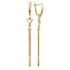 Серьги The Jeweller, красное золото, 585 проба, , золотистый