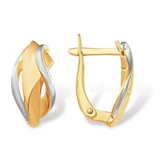Серьги The Jeweller, красное золото, 585 проба, , золотистый