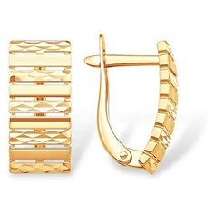 Серьги The Jeweller, красное золото, 585 проба, , золотистый