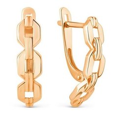 Серьги The Jeweller, красное золото, 585 проба, , золотистый