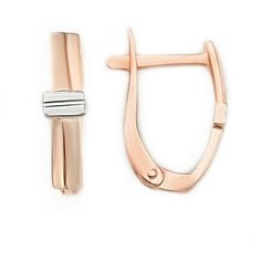 Серьги The Jeweller, красное золото, 585 проба, , золотистый