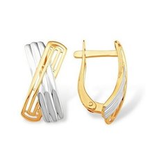 Серьги The Jeweller, красное золото, 585 проба, , золотистый