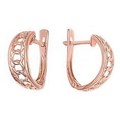 Серьги The Jeweller, красное золото, 585 проба, , золотистый
