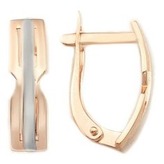 Серьги The Jeweller, красное золото, 585 проба, , золотистый
