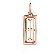 Подвеска The Jeweller, красное золото, 585 проба, золотистый