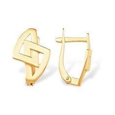 Серьги The Jeweller, красное золото, 585 проба, , золотистый