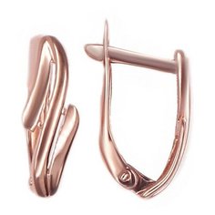 Серьги The Jeweller, красное золото, 585 проба, , золотистый