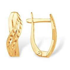 Серьги The Jeweller, красное золото, 585 проба, , золотистый
