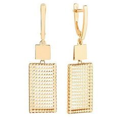 Серьги The Jeweller, красное золото, 585 проба, , золотистый