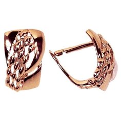 Серьги The Jeweller, красное золото, 585 проба, , золотистый