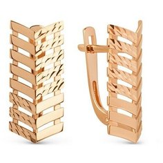 Серьги The Jeweller, красное золото, 585 проба, , золотистый