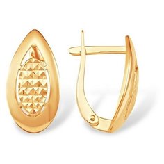 Серьги The Jeweller, красное золото, 585 проба, , золотистый