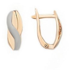 Серьги The Jeweller, красное золото, 585 проба, , золотистый