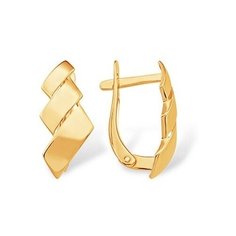 Серьги The Jeweller, красное золото, 585 проба, , золотистый