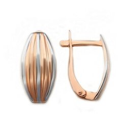 Серьги The Jeweller, красное золото, 585 проба, , золотистый