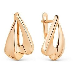 Серьги The Jeweller, красное золото, 585 проба, , золотистый