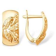 Серьги The Jeweller, красное золото, 585 проба, , золотистый