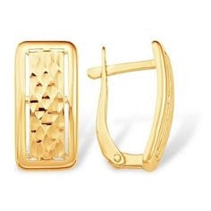 Серьги The Jeweller, красное золото, 585 проба, , золотистый