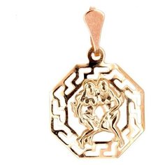 Подвеска The Jeweller, красное золото, 585 проба, золотистый