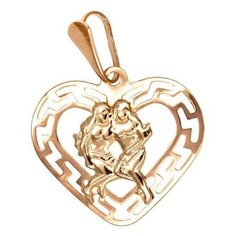 Подвеска The Jeweller, красное золото, 585 проба, золотистый