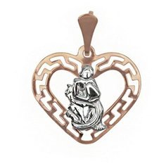 Подвеска The Jeweller, красное золото, 585 проба, золотистый
