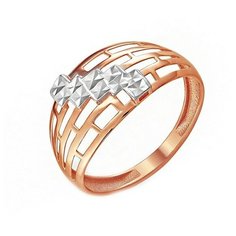 Кольцо The Jeweller, красное золото, 585 проба, размер 19.5