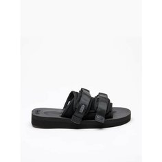 Шлепанцы SUICOKE Moto-Vs, размер 38.5, черный