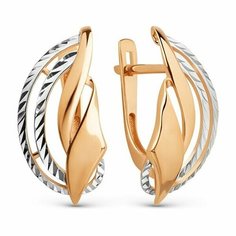 Серьги The Jeweller, красное золото, 585 проба, , золотистый