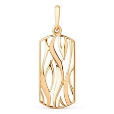 Подвеска The Jeweller, красное золото, 585 проба, золотистый