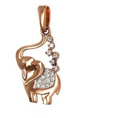 Подвеска The Jeweller, серебро, 925 проба, фианит