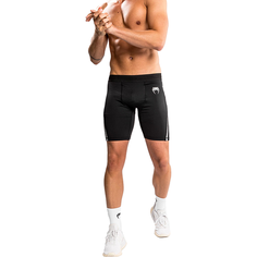 Велошорты Venum, размер XS, черный/серый