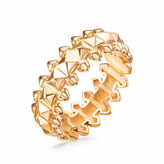 Кольцо Яхонт, красное золото, 585 проба, размер 16.5