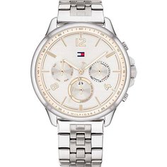 Наручные часы TOMMY HILFIGER, серебряный, бежевый