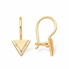 Серьги Яхонт, золото, 585 проба