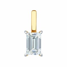 Подвеска Яхонт, золото, 585 проба, фианит, бесцветный