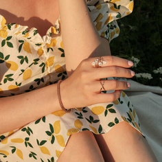 Кольцо Яхонт, золото, 585 проба, фианит, размер 18.5, бесцветный