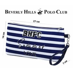 Косметичка Beverly Hills Polo Club, 14х27, , зеленый