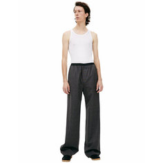 Брюки BALENCIAGA, размер 38, серый