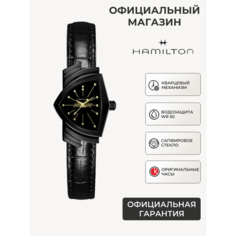 Наручные часы Hamilton, черный/золотистый