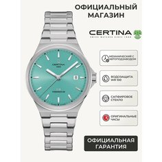 Наручные часы Certina, бирюзовый/серебристый