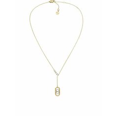 Колье FURLA, кристалл, золотой, серебряный