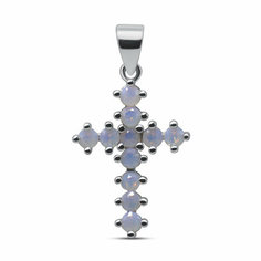 Подвеска Silver WINGS, серебро, 925 проба, фианит, сиреневый